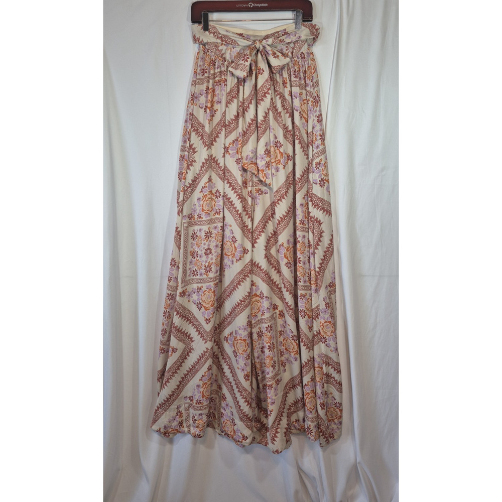 Free People Serendipity Jumpsuit Cream Tea Rose Strapless Small - Picture 8 of 13